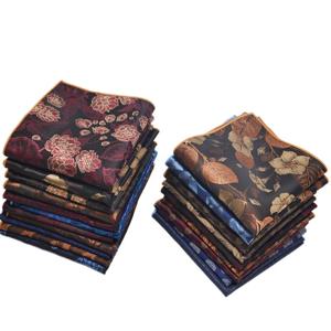 남성용 패션 정장 포켓 스퀘어 비즈니스 가슴 수건, 한키 신사 격자 무늬 Hankies, 클래식 세트 냅킨, 남자 손수건