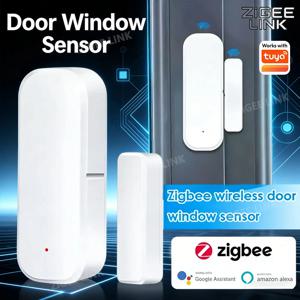 Tuya 홈 보안 보호를 위한 앱 알림 경고 기능이 있는 Zigbee 스마트 무선 자기 도어/창문 개방 센서 감지기