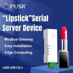 PUSR 시리얼 RS485 RS232-이더넷 변환기 Din 레일 Modbus RTU-TCP 게이트웨이 지원 엣지 컴퓨팅 HTTP MQTT USR-DR132/134