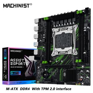 MACHINIST X99 PR9 X99 마더보드 지원 LGA 2011-3 Intel Xeon E5 V3&V4 CPU DDR4 RAM SATA/NVME M.2 슬롯 USB3.0