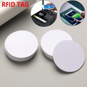 NFC 휴대폰 게임용 스마트 Ntag 215 카드 라벨, 블랙 화이트, 재기록 가능, Ntag215, NFC 라운드 코인, 13.56MHz, 504 바이트, 25mm, 10 개, 20 개, 100 개