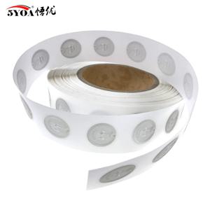 5YOA 10/50Pcs 25MM 13.56mhz UID 변경 가능 S50 1K 스티커 습식 인레이 RFID 태그 섹터 0 블록 0 재기록 가능한 빈 카드 복사 복제