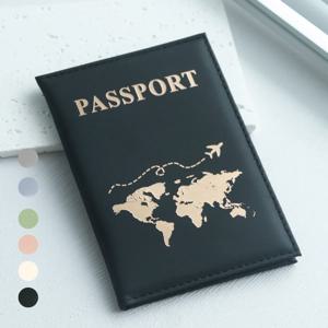 슬림 여권 홀더 코브 지도 PU 여권 홀더 여행 필수 크루즈에는 모든 국가에 휴대용 여권 홀더가 있어야 합니다.