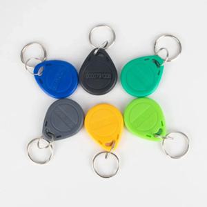5YOA 100pcs RFID Keyfobs 125KHz 읽기 전용 TK4100 EM4100 근접 스마트 보안 도어 입력 액세스 제어 ID 키 체인 토큰 태그