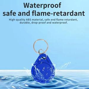 5YOA 100PCS RFID 키체인 13.56MHz IC 읽기 전용 액세스 제어 S50 토큰 출석 관리 키체인 보안 식별