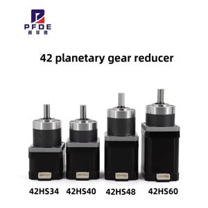 새로운 42BYG 스테퍼 모터 40mm 본체 길이, 3.71:1~139:1 비율 NEMA17 유성 기어 스테핑 모터(기어박스 포함)