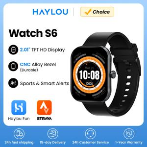 HAYLOU Watch S6 음성 호출 스마트 워치 남성 건강 모니터링 IP68 방수 스마트 알림 음성 보조 Smartwatch