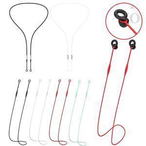 랜야드 마그네틱 터그 방지 안전 코드 귀마개, 거치대 유연한 실리콘 랜야드, 분리형 귀마개에 적합