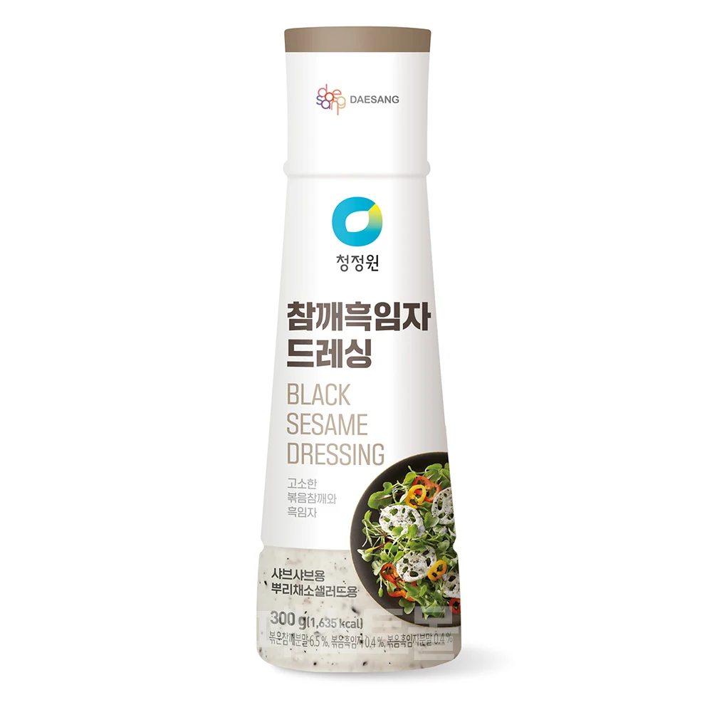 청정원 참깨흑임자 드레싱 300g