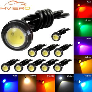 10Pcs 18mm 23mm 독수리 눈 흰색 따뜻한 Dc 12v 자동차 Led 주간 실행 Drl 백업 모터 주차 신호 램프 방수 안개등