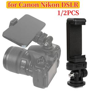휴대폰 홀더 360 °   회전 카메라 핫슈 전화 홀더 모니터 Canon Nikon Sony DSLR 카메라 용 유연한 삼각대 어댑터