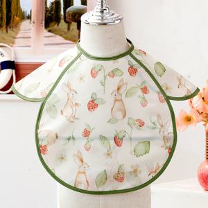 칸고베이비 # 나의 부드러운 삶 # 방수 아기 민소매 수유 턱받이 패션 전신 커버