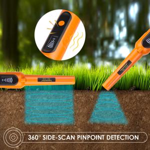 IP68 LCD 디스플레이, 고감도 수중 핀 포인터, 3가지 모드 휴대용 Pinpointe를 갖춘 완전 방수 Pinpointer 금속 탐지기
