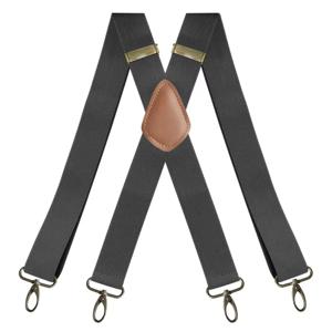 남성용 빈티지 멜빵 헤비 듀티 크고 키가 큰 3.5cm X 모양 4 스냅 후크 조정 가능한 탄성 바지 교정기 웨딩 파티