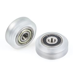 V-슬롯 알루미늄 프로파일 3D 프린터 CNC 라우터 휠용 10 개/몫 고정밀 CNC 투명 폴리 카보네이트 Xtreme V 휠 키트
