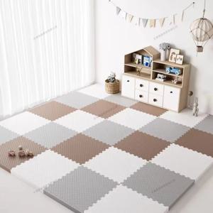 8Pcs 60x60cm 아기 놀이 매트 두께 2.5cm 거품 연동 바닥 보호 매트 어린이를위한 보육 소프트 퍼즐 매트