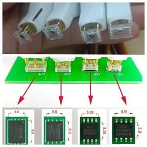 1 pc Sop8 Soic8 TSSOP8 MSOP8 SOP16 칩 방전 화상 쓰기 프로브 스프링 바늘 플래시 eeprom 칩 버너 케이블