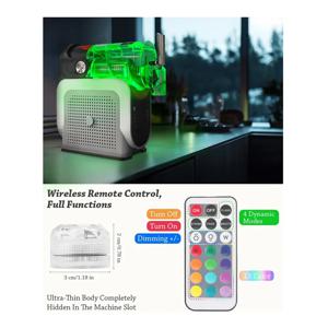 Ninja Slushi FS301/FS300 Slushie 기계 액세서리용 75STO-캡슐 모양의 조명 모듈