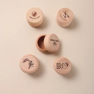 아기 치아 동화 치아 상자 기념품 첫 머리 절단 탯줄 어린이 레이저 조각