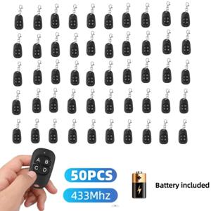 5-50pcs 433MHz 원격 제어 범용 차고 원격 4 버튼 복사기 컨트롤러 차고에 대 한 교체 무선 자동차 키