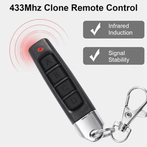 1-50개 433MHz 리모컨 복사기 범용 리모컨 키 복제 교체용 차고 문 키체인 RF 433MHz 송신기