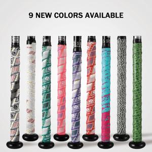 AMASPORT 1.1mm 성능 야구 소프트볼 배트 그립 테이프 더블 스탬프 새겨진 사각형 질감 땀 흡수 배트 그립