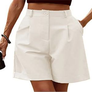 여름 얇은 하이 웨이스트 루즈 슬리밍 스트레이트 캐주얼 통기성 와이드 레그 5 점 바지 여성 스트리트 트렌드 반바지