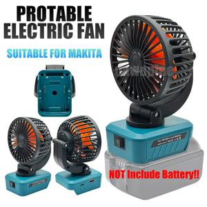 전동 공구 액세서리 접이식 전동 팬 USB Type-C 휴대 전화 충전기 Makita 18V 리튬 배터리 BL1830 용 보조베터리