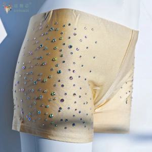 밸리 댄스 안전 반바지 드릴 중공업 여성 댄스 의류 연습 바지 하이 엔드 퍼포먼스 레깅스 팬티