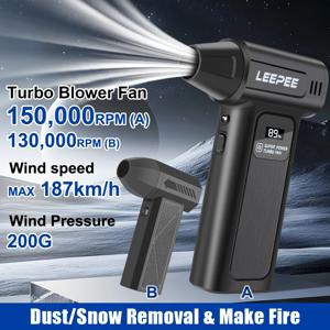 130000/150000RPM 공기 송풍기 터보 송풍 팬 가정용 공기 먼지 제거기 정원 청소 자동차 제설 전기 팽창기 펌프 노즐