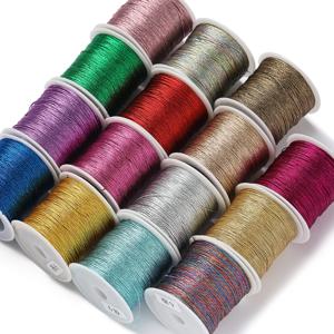 1 롤 25-100m 0.2/0.4/0.6/0.8mm 멀티 사이즈 컬러 라인 비드 스트링 바느질 스레드 DIY 팔찌 Tassels 비드 쥬얼리 만들기