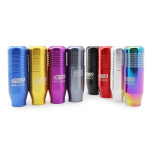 8 색 범용 자동차 알루미늄 수동 기어 시프트 노브 스틱 수동 변속기 기어 스틱 레버 시프터 노브 8.5CM