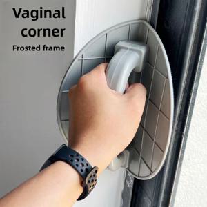 자체 접착식 반원형 샌딩 패드 홀더 - 건식벽체 목공용 인체공학적 그립이 있는 내구성 있는 플라스틱 코너 샌더