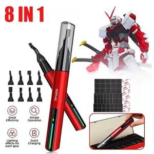 리시로케이팅 샌더 펜 - 자체 접착식 사포 및 헤드 3개가 포함된 USB 전기 미니 샌더 |   내구성 있는 샌딩 도구