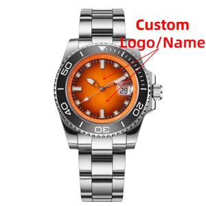 ADDIESDIVE 맞춤형 시계 남자 AD2089 빛나는 럭셔리 쿼츠 시계 200m 방수 316L 스테인레스 스틸 달력 41mm 손목 시계