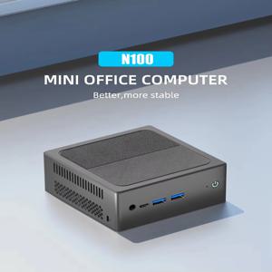 인텔 알더 레이크-N 쿼드 코어 N100 미니 PC HD DP 듀얼 LAN Wifi5 WiFi6 16G DDR5 1TB NVMe 윈도우 11 마이크로 홈/오피스 컴퓨터