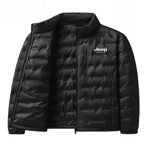 지프 남성용 경량 다운 재킷 90% 화이트 덕다운 방풍 스탠드 칼라 청소년 다용도 트렌디 도시 캐주얼 아웃도어 스타일