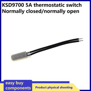 KSD9700 5개 5A 250V 35 40C 55C 60C 75C 80C 95C 100C 155C 정상폐쇄 NC 온도 조절기 열 보호기 퓨즈 온도 스위치