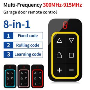 범용 차고 원격 제어 게이트 키 복제기 클론 다중 주파수 차고 문 컨트롤러 8채널 300-915Mhz 433Mhz,Universal Garage Remote Control Gate Key Duplicator Clone Multi-frequency Garage Door Controller 8 Channels 300-915Mhz 433Mhz