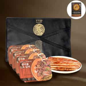 엠에스푸드 정이품 LA 양념갈비 선물세트 500g*4개 차돌된장찌개1개 사은품