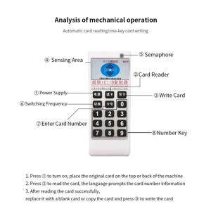 5YOA CDW02 RFID 리더기 125Khz 13.56MHz 주파수 IC 카드 라이터 액세스 태그 복제기 클로너 5577 복사기 보안 액세스 제어