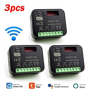 유니버설 RX MULTI 300-868MHz Wifi 2CH 스마트 스위치 모듈 Tuya APP 제어 433MHz 868MHz 차고/게이트 원격 제어 수신기