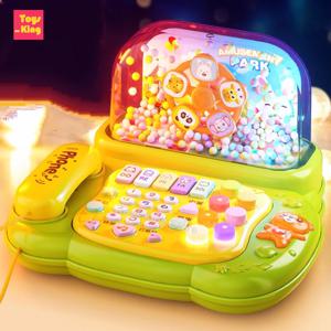 시뮬레이션 전화 장난감 눈송이 음악 조명 스토리 머신 아기 휴대폰 다기능 어린이 교육 크리스마스 선물