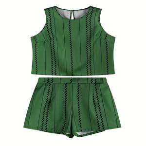 올리브 드랩 여성용 대형 사이즈 직조 캐주얼 세트 편안하고 패셔너블한 플러스 사이즈 의상 여성복 세트 올리브 드랩