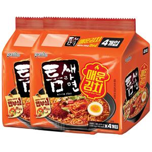 팔도 틈새라면 매운김치(120g X 4개입) 480g 2멀티팩