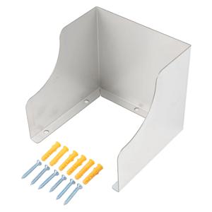 1개 스테인리스 스틸 도어벨 레인 커버 야외 스위치 보호 소켓 방수 야외 스위치 소켓 보호 커버