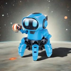 제스처 감지 RC 로봇 장난감, 조명과 음악이 있는 인터랙티브 로봇, STEM 교육용 선물, 어린이, 남자아이, 여자아이 학습용 재미있는 놀이 장난감