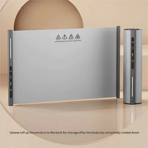 홈피쉬 휴대용 전기 음식 보온 트레이 접이식 온열 매트 3단계 온도 설정 빠른 전체 표면 가열 파티용