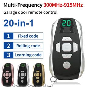 범용 차고 문 원격 제어 게이트 컨트롤러 클론 다중 주파수 300-915Mhz용 20채널 충전식 키 복사기