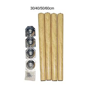 4개 세트 나무 가구 다리 나무 테이블 다리 테이퍼형 교체 부품 책상 의자 다리 커피 테이블 미니 책상 사이드 테이블용